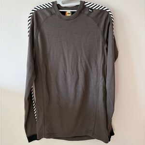 Helly Hansen Men's Long Sleeve Crew Neck Shirt - Brown